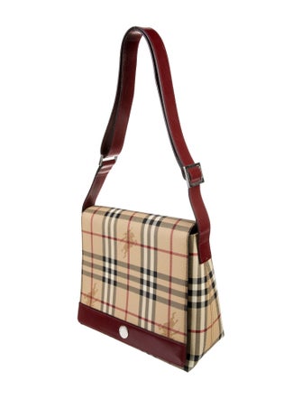 Burberry Haymarket Check Shoulder Bag