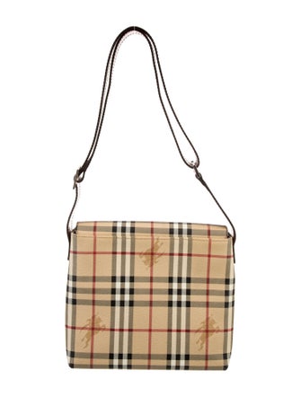 Burberry Haymarket Check Shoulder Bag