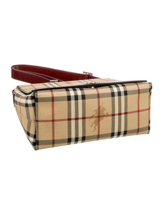 Burberry Haymarket Check Shoulder Bag