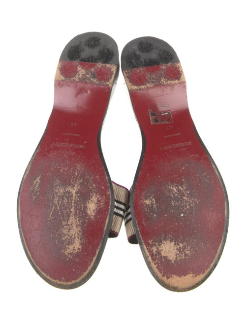 Burberry Printed Slides