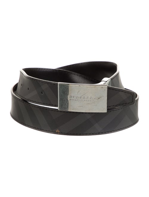 Burberry Smoked Check Pattern Belt
