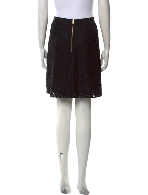 Burberry Lace Pattern Knee-Length Skirt