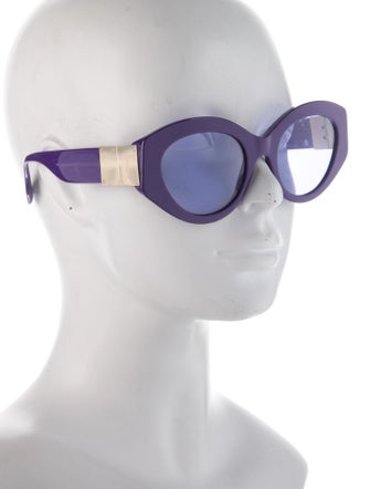 Burberry Oversize Mirrored Sunglasses