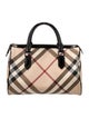 Burberry Nova Check Top Handle Bag