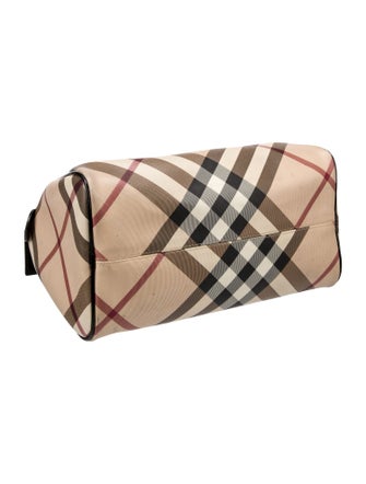 Burberry Nova Check Top Handle Bag