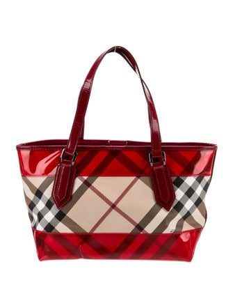 Burberry Super Nova Check Tote