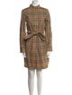 Burberry Plaid Print Mini Dress