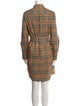 Burberry Plaid Print Mini Dress