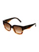 Burberry Square Gradient Sunglasses