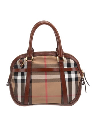 Burberry House Check Top Handle Bag