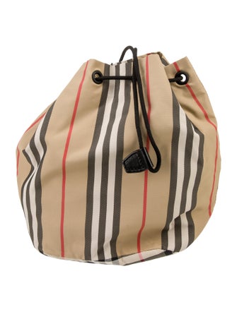Burberry Super Nova Check Bucket Bag