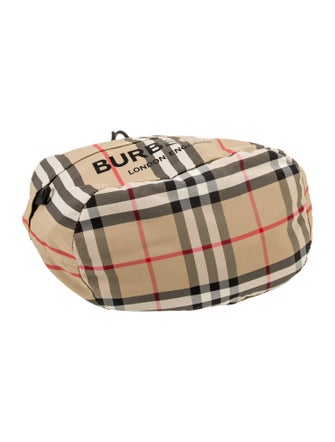 Burberry Super Nova Check Bucket Bag