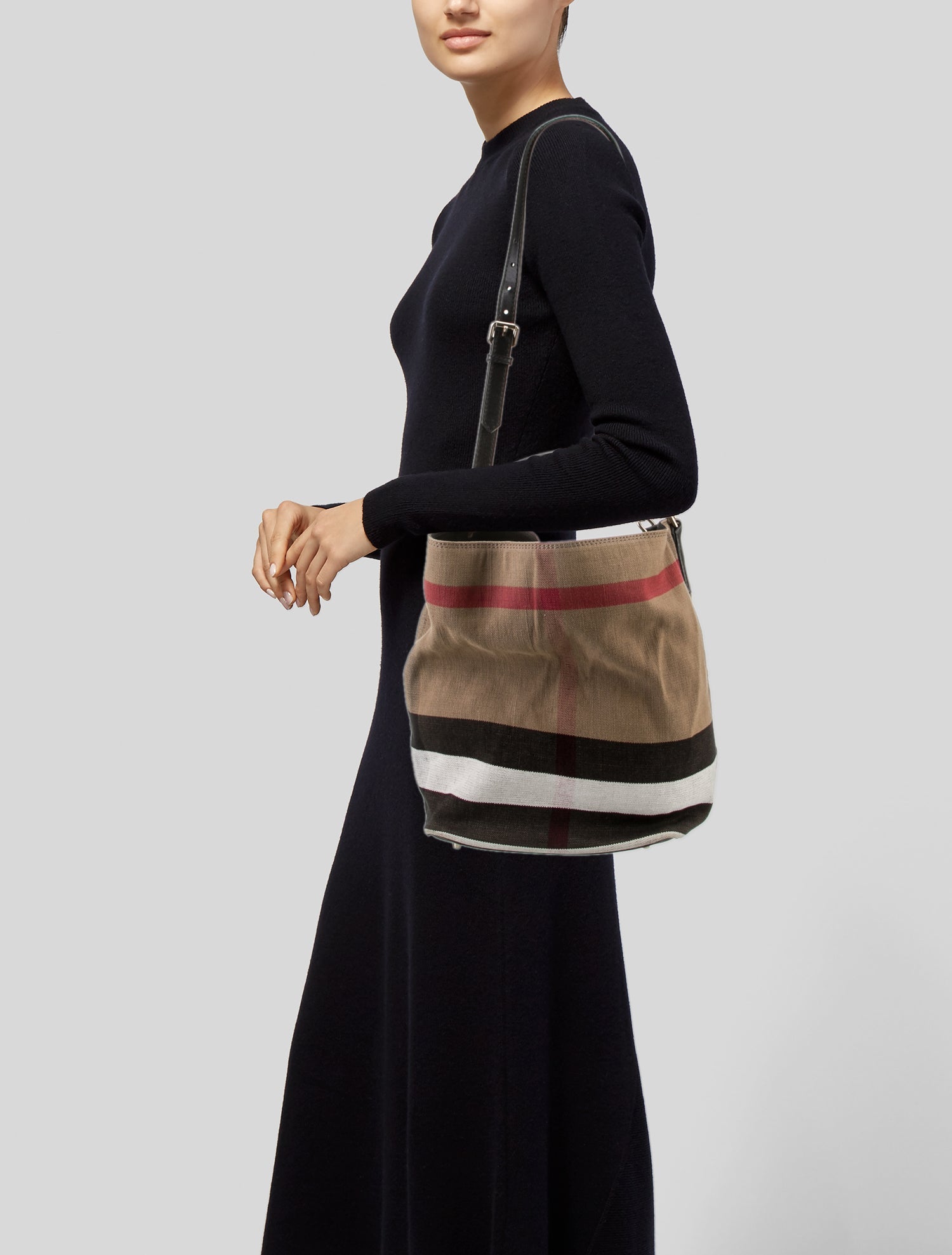 Burberry Exploded Check Hobo