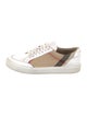 Burberry Leather Printed Sneakers