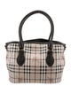 Burberry Haymarket Check Top Handle Bag