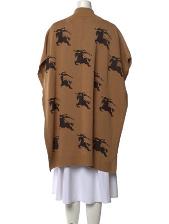 Burberry Printed V-Neck Sweater