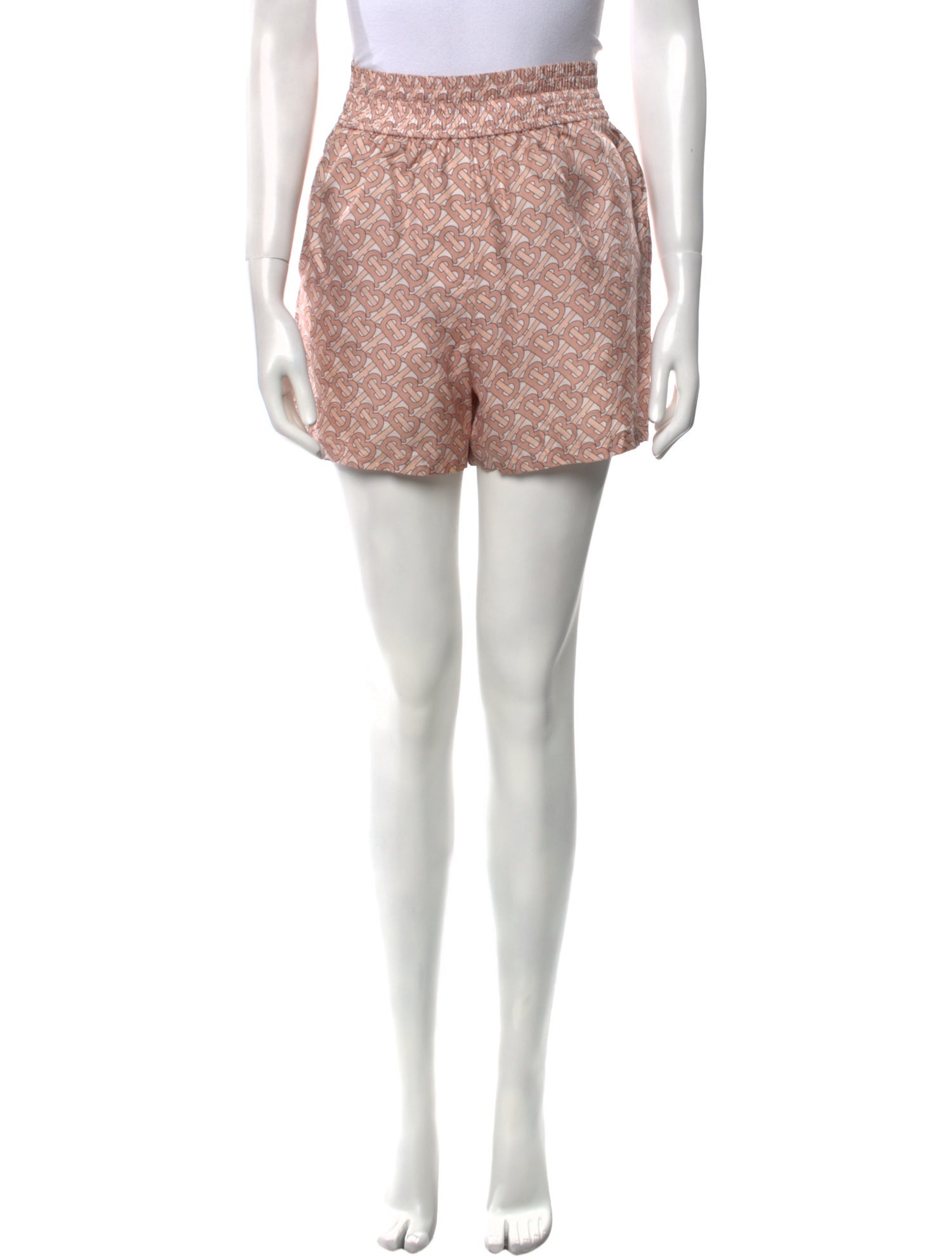 Burberry Silk Mini Shorts