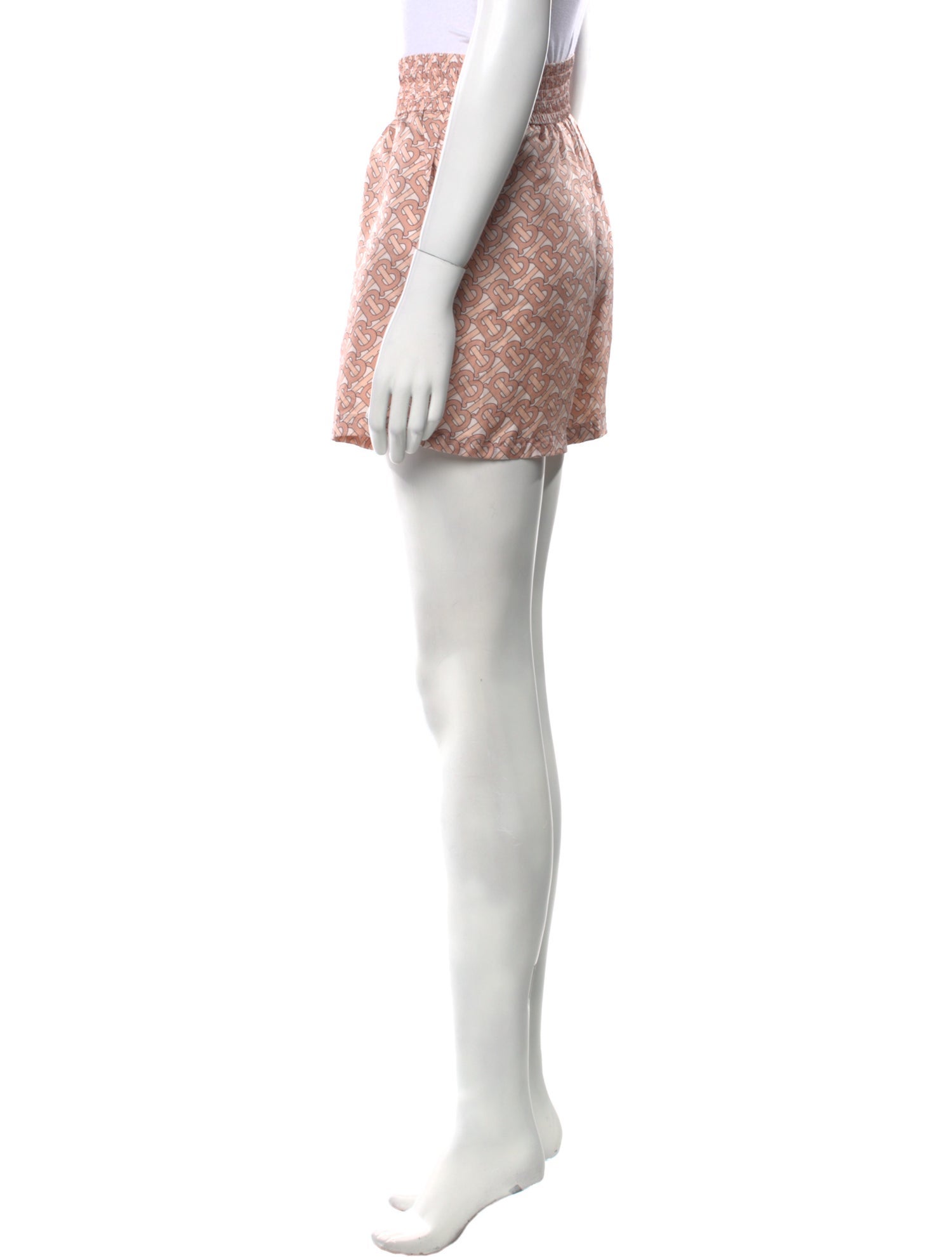 Burberry Silk Mini Shorts