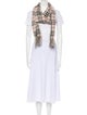 Burberry Cashmere House Check Pattern Scarf