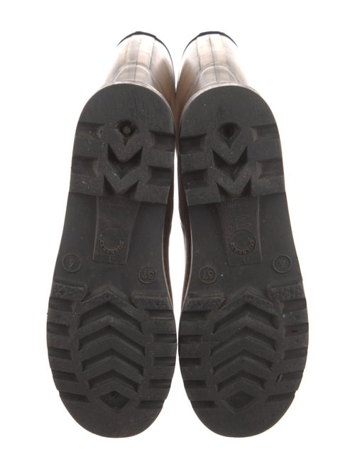 Burberry Rubber Plaid Print Rain Boots