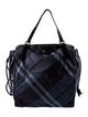 Burberry Super Nova Check Bucket Bag