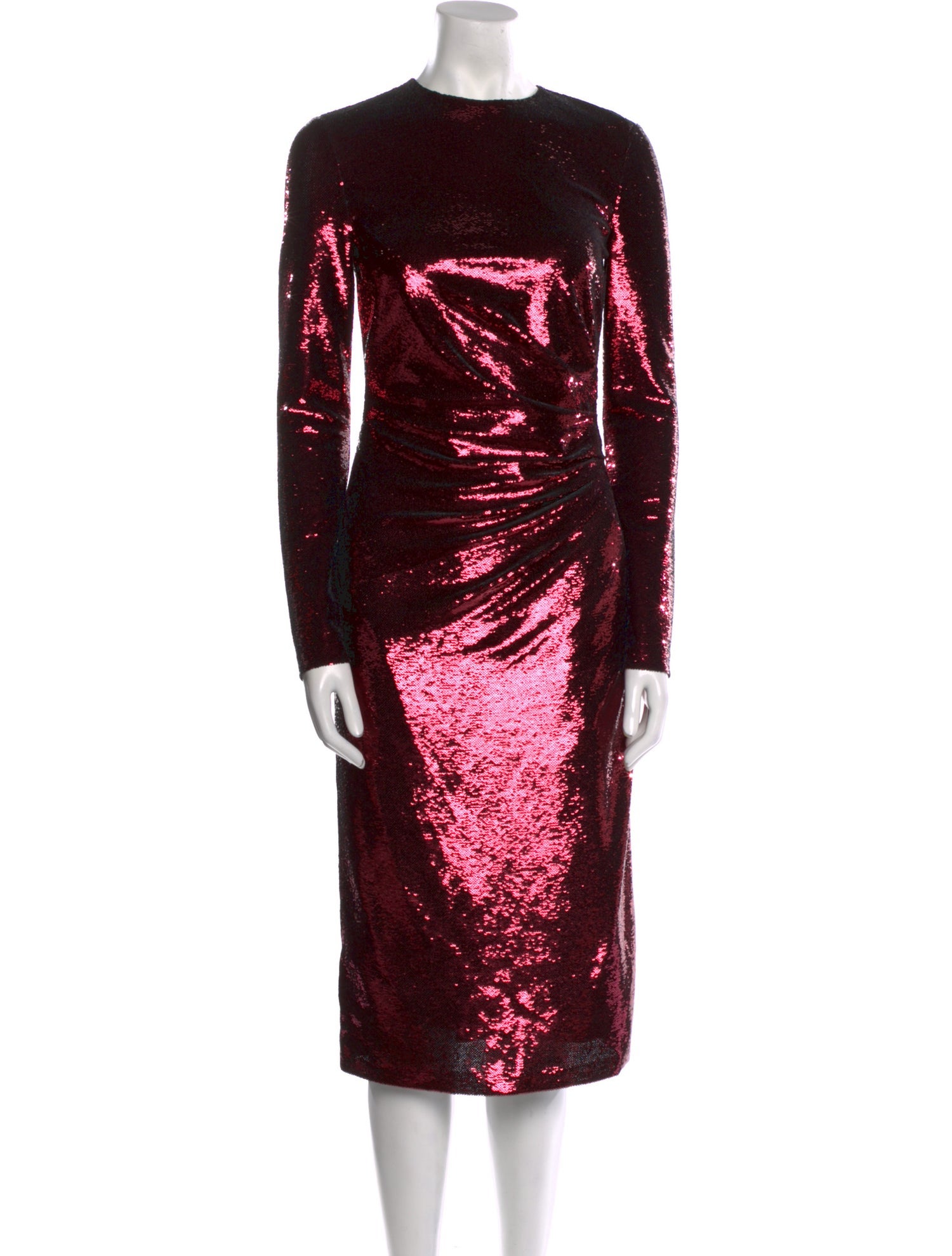 Burberry Crew Neck Midi Length Dress w/ Tags