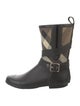 Burberry Exploded Check Pattern Rubber Rain Boots