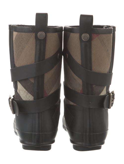 Burberry Exploded Check Pattern Rubber Rain Boots
