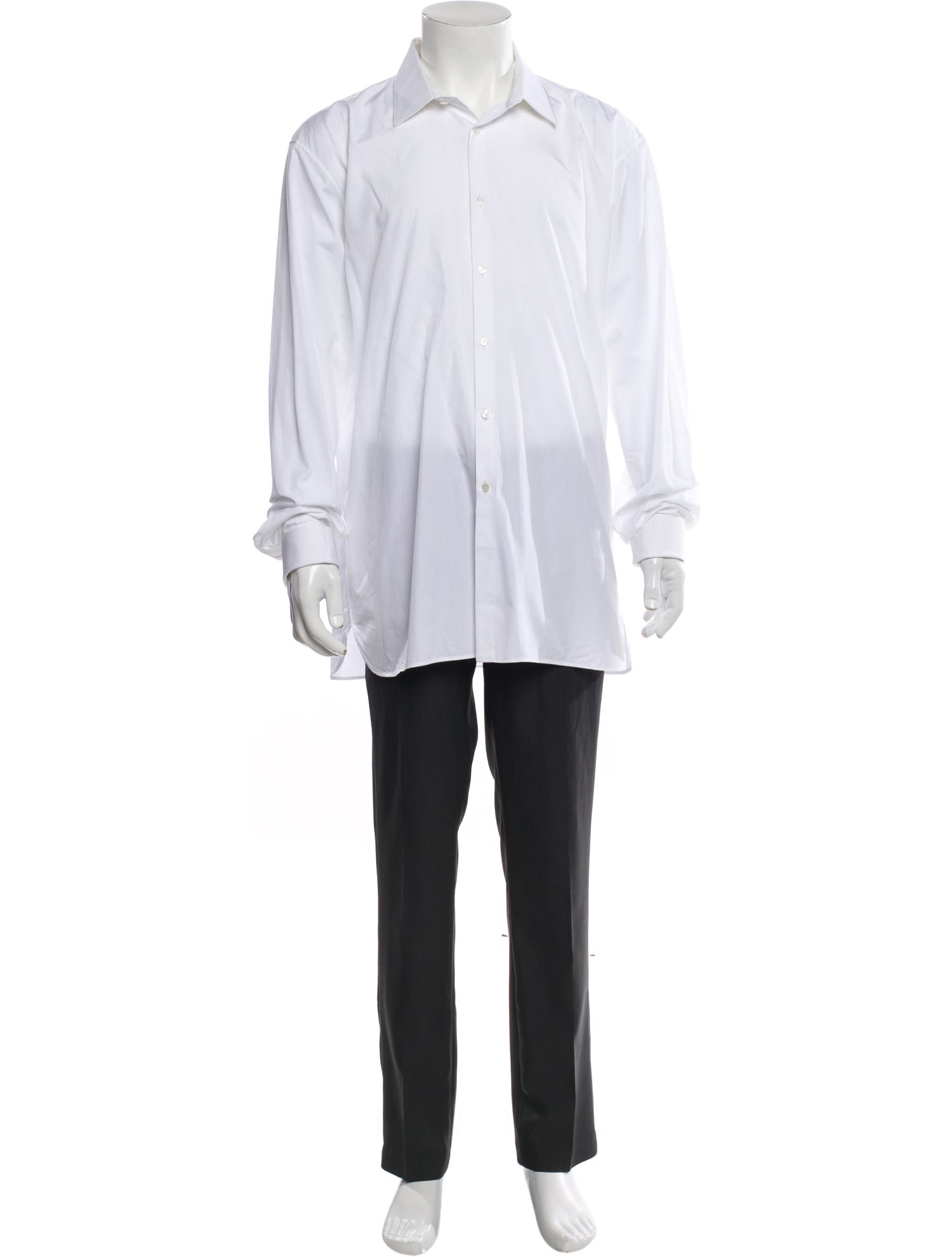 Burberry London Long Sleeve Tuxedo Shirt