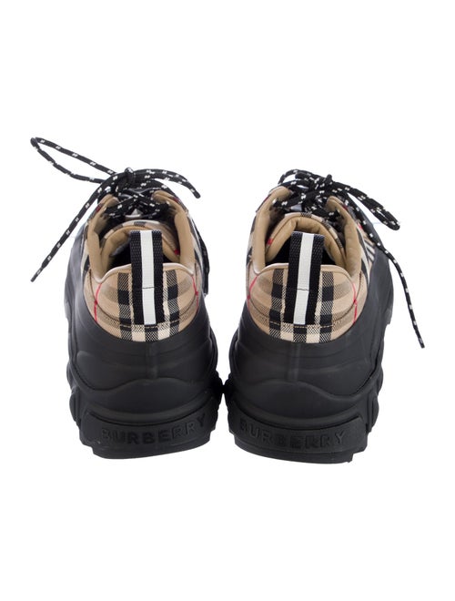 Burberry House Check Pattern Canvas Sneakers