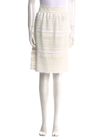 Burberry Crochet Knee-Length Skirt