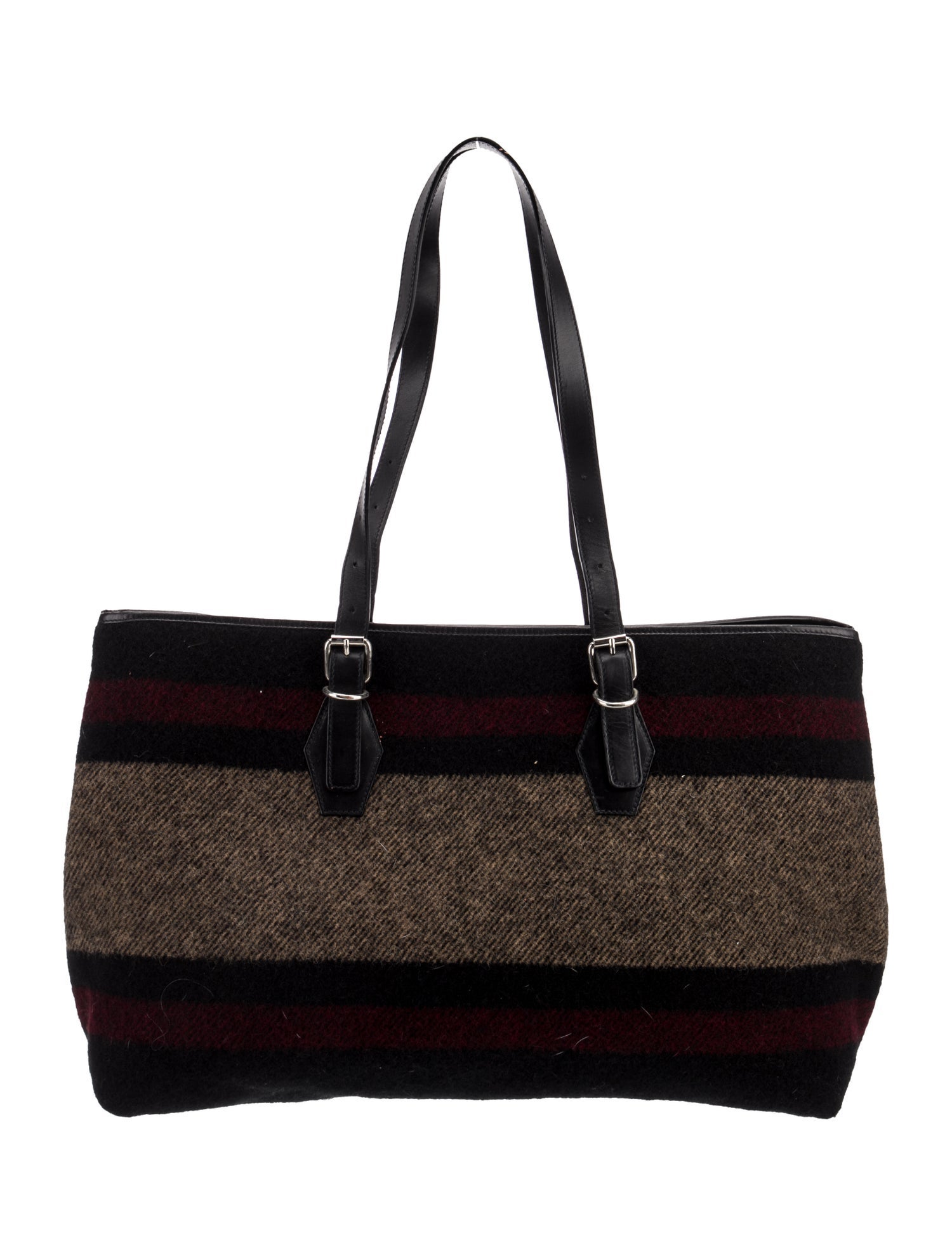 Burberry London Wool Shoulder Bag
