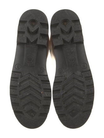 Burberry Haymarket Check Pattern Rubber Rain Boots