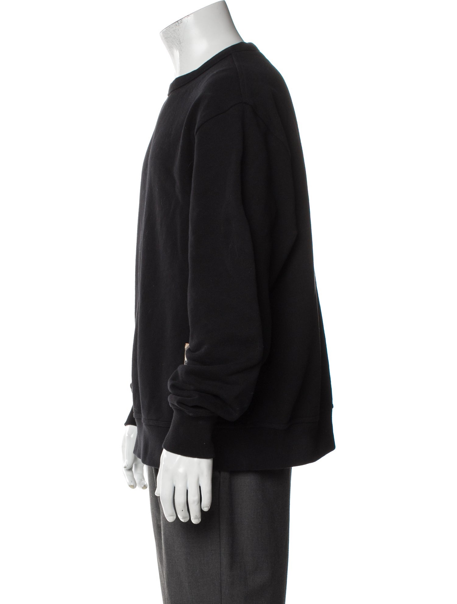 Burberry Nova Check Pattern Crew Neck Sweatshirt