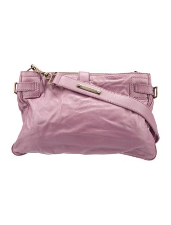 Burberry Leather Messenger Bag Small