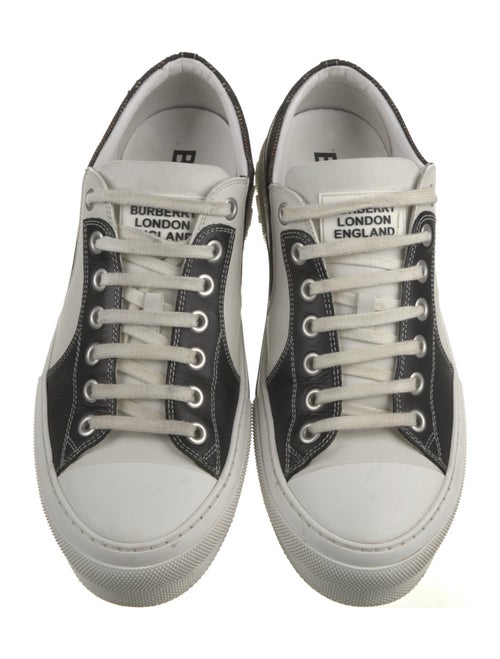 Burberry Leather Printed Sneakers