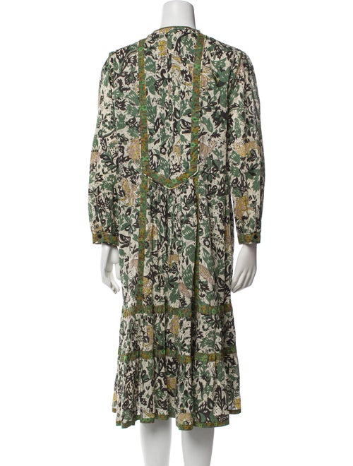 Burberry Printed Midi Length Dress