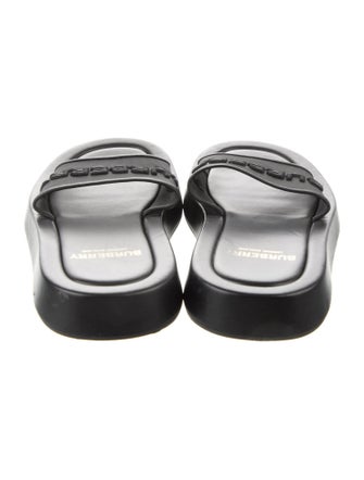 Burberry Mesh Embroidered Accent Slides