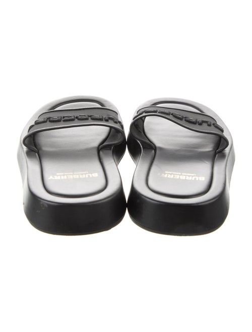 Burberry Mesh Embroidered Accent Slides