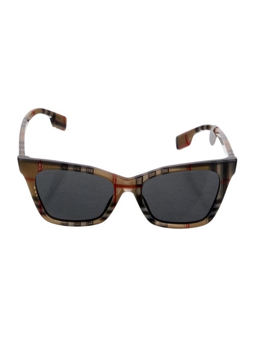 Burberry House Check Pattern Wayfarer Sunglasses
