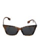 Burberry House Check Pattern Wayfarer Sunglasses