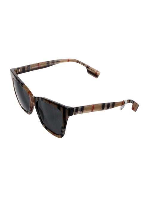 Burberry House Check Pattern Wayfarer Sunglasses