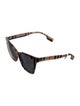 Burberry House Check Pattern Wayfarer Sunglasses
