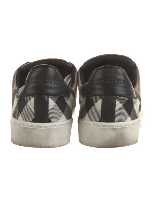 Burberry House Check Pattern Canvas Sneakers