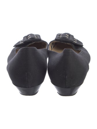 Burberry Nova Check Pattern Leather Pumps