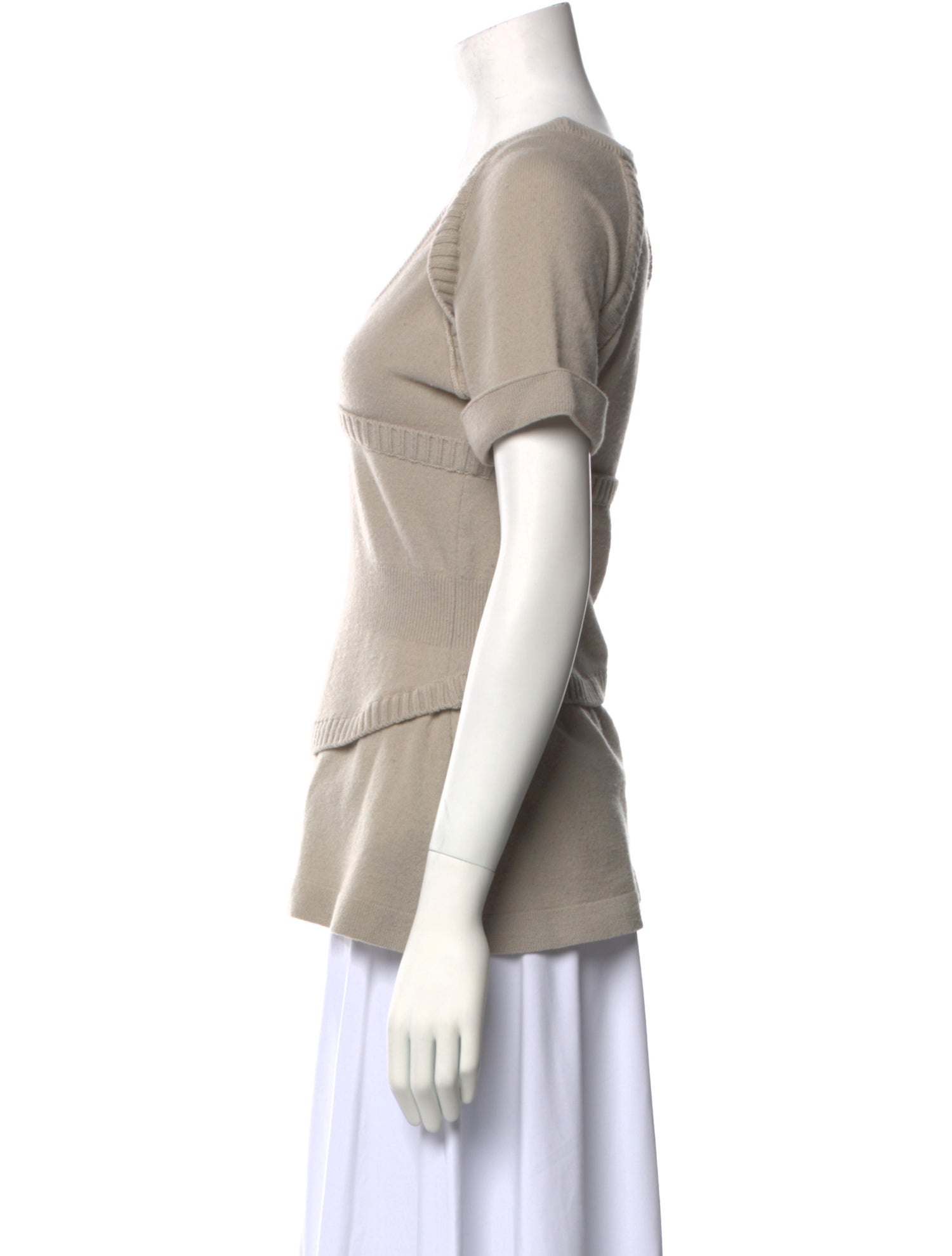 Burberry Prorsum Wool Scoop Neck Sweater