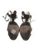 Burberry Leather Slingback Sandals