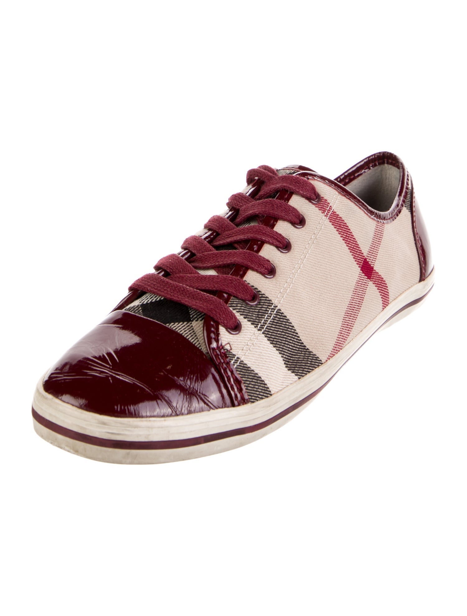 Burberry Canvas Printed Sneakers