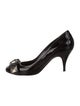 Burberry House Check Pattern Patent Leather Pumps