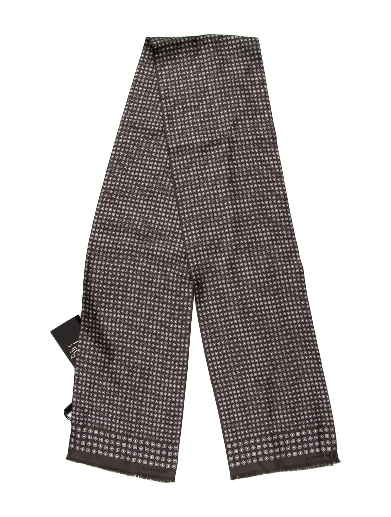 Burberry Silk Printed Scarf w/ Tags